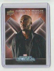 Tarjeta coleccionable de personajes Agents of Shield Compendium Antoine Triplett - Imagen 1 de 2