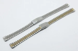 Correa de reloj de pulsera de acero inoxidable de 12 mm para dama con cierre plegable - Imagen 1 de 13