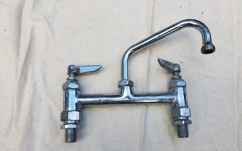 antique bathroom plumbing  chrome plated brass  victorian T & S Cover
