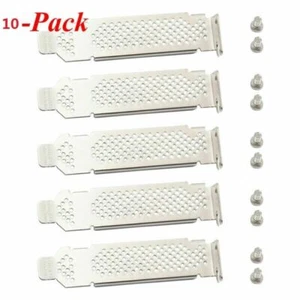 10 Pcs Low Profile Bracket for IBM M1015 LSI 9260-8i 9211 9261 9271 HP P420 P410 - Picture 1 of 3