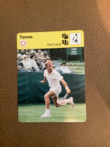 Tennis Rod Laver - Rencontre Sportscaster Card - 1977 Italy