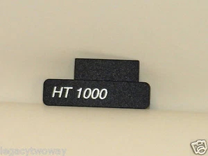 Placa de identificación de repuesto de etiqueta Motorola HT1000 modelo 3305183R56 *OEM* - Imagen 1 de 2
