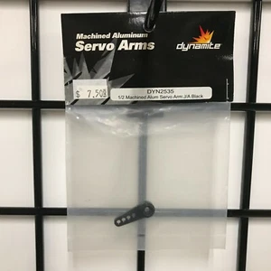 Dynamite 1/2 Machined Aluminum Servo Arm J/A Black DYN2535 - Bild 1 von 1