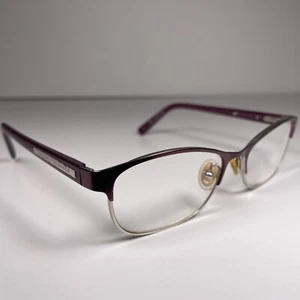 Armani Exchange AX1010 6050 Satin Berry Jam Silver Eyeglasses Frame w/ Flexhinge - Picture 1 of 16