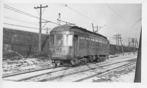 9G613 RP 1948 MONTREAL & SOUTH COUNTIES RAILWAY CAR #100 ST LAMBERT PQ - Picture 1 of 1