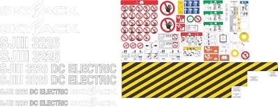 Kit de calcomanías Skyjack SJIII 3226 elevador de tijera mercado de accesorios Foto 1 de 3