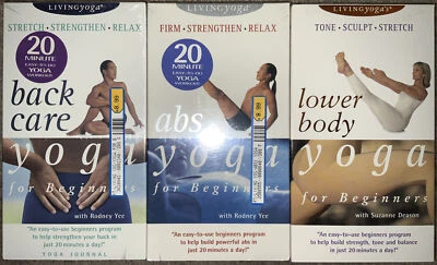 Yoga for Beginners, by Living Arts (Healing Arts Publishing, 1999, VHS) 2 SEALED - Image 1 of 4