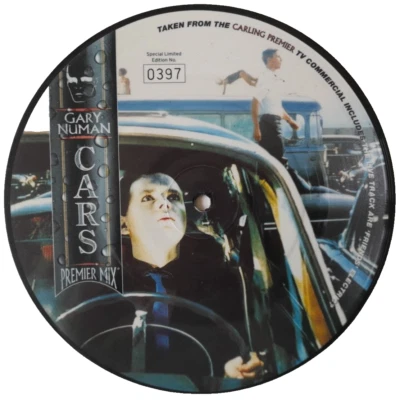 EX! Gary Numan Cars (Premier Mix) / Are Friends Electric (Live) 7" Picture disc - Image 1 of 2