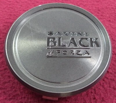 Tapa central de rueda personalizada gris oscuro brillante Savini Black di Forza #C-SA02 (1) Foto 1 de 3