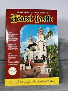 Vintage Hearst Castle Souvenir Tour Guide Book Color Photos - Foto 1 di 6