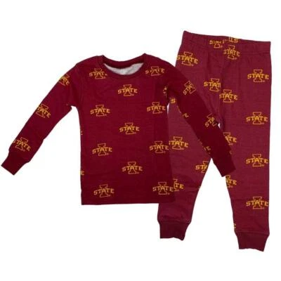 Kids Iowa State Cyclones Matching PJs Family Matching Pajamas - Image 1 of 4