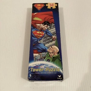 Superman Comic Tower Puzzle 50 Pieces Jigsaw 5"×18.8" - Picture 1 of 4