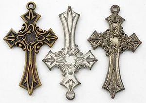 Metall Anhänger Kreuzanhänger Antik - Bild 1 von 4