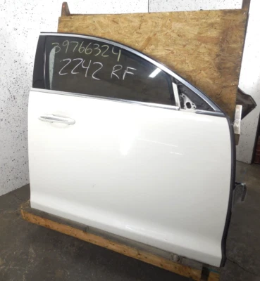 Conjunto de puerta delantera derecha Jaguar XJ 2010-2013 pasajero OEM blanco NEL Foto 1 de 4