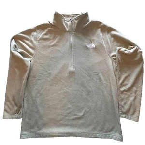 The North Face 1/4 Zip Fleecejacke Pullover Herren XL hellbraun Quarter - Bild 1 von 12