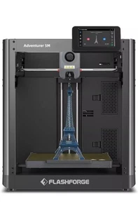 FLASHFORGE Adventurer 5M 3D Printer 600mm/s High-Speed 3D Printer w/Auto Levele - Photo 1/3