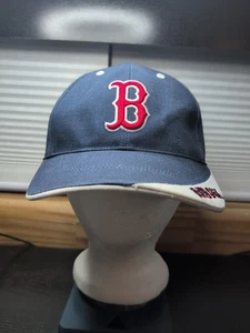 T.E.I. Brand MLB Boston Red Sox Baseball Hat Strap Back Blue, Red & White - Picture 1 of 11