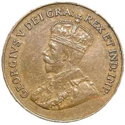 1922 CANADA ONE CENT *LOW MINTAGE* - Canadian 1C Coin #002 - Image 1 of 4