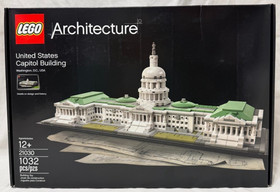 LEGO ARCHITECTURE: United States Capitol Building (21030) ~New / Factory Sealed~