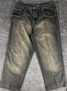 Vintage Y2k Dodeca Jeans Mens Brown Denim Stitching Faded Skater 42x32 - Picture 1 of 10