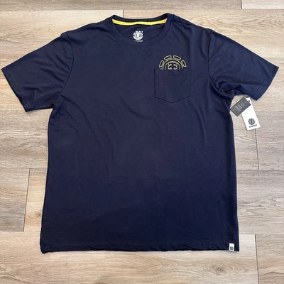 Camiseta ELEMENT Calce Relajado XL Bolsillo Logo SkateBoard Patinador Camiseta Nueva con Etiquetas Ropa de Calle Foto 1 de 4