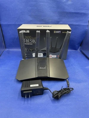 ASUS RT-BE58U WiFi 7 BE3600 AiMesh Extendable Router - Image 1 of 4