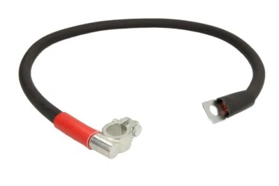 Battery Cable Power Automotive Lead Connector 24V Clamp Terminal Black Car Truck - Image 1 of 4