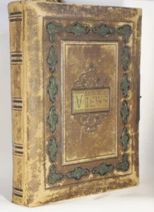 * Rare * Victorian Photo Album Sepia Tone Approx 116,Wales,Lakes,Swiss,Italy etc - Bild 1 von 24