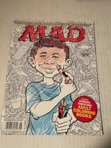 Mad Magazine #539 June 2016 Trumpmania - AND Adult Coloring Books - Picture 1 of 1