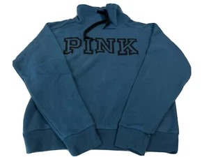 Victorias Secret PINK Pullover High Neck Sweatshirt Long Sleeve Size XS - Picture 1 of 12