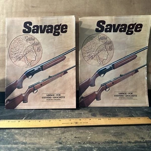 Savage Sporting Firearms catalogs 1981 Model Year 2 Total! - Picture 1 of 17