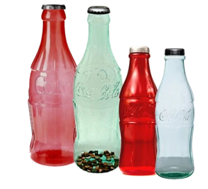 Coca Cola Bottle Bank 22" Red Durable Plastic Made in USA NEW - Picture 1 of 4