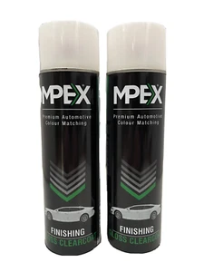 2 x Mpex Clear Lacquer Spray Paint Aerosol High Gloss Coating Fast Drying 500ml - Picture 1 of 12