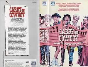 U.K. Comedy CARRY ON COWBOY on VHS w/Sidney James, Kenneth Williams - Picture 1 of 2