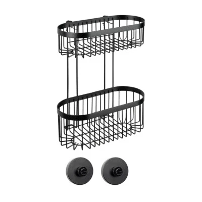 WENKO Bad Dusche Korb Regal Wand Ablagen Hänge CLASSIC Etagen ohne bohren Küchen - Bild 1 von 4