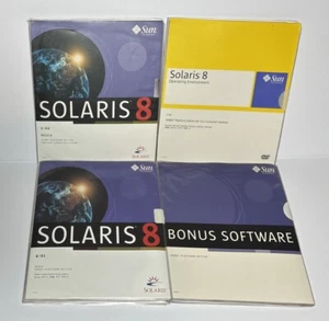 SUN Microsystem Solaris 8 SPARC Platform Edition Manuals Software Bonus CD’s - Picture 1 of 14