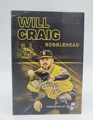Guante de Oro Will Craig Indianapolis Indian Bobblehead Nuevo en Caja 2021 Piratas de Pittsburgh Foto 1 de 4