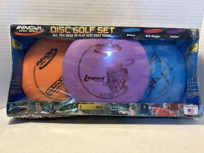 Innova Disc Golf Starter Set 3 Driver Mid-Range Putter New Sealed Flying  - Image 1 of 4