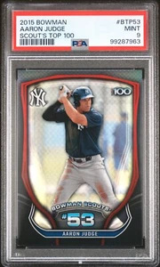 Aaron Judge RARE ROOKIE REFRACTOR BOWMAN CHROME INVESTMENT CARD SSP ROY PSA 9 - Picture 1 of 2