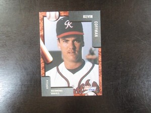 1992 Fleer Pro Cards Richmond Braves # 370 Kevin Coffman Card Atlanta Braves