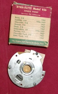 1956-57 GM Hudson Nash V8 NOS Single Point Dyna - Flite Distributor Plate 956 - Picture 1 of 9