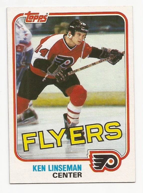1981-82 Topps Hockey Philadelphia Flyers Ken Linseman Card #107 - Image 1 of 1