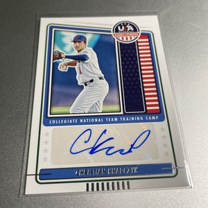 2023 Panini Stars & Stripes USA Baseball Christian Knapczyk AUTO #CNTC-CK! (CL4)