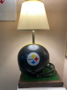 Pittsburgh Steelers Helmet Lamp Underwriters Laboratories Vintage 1970s NFL - Picture 1 of 15
