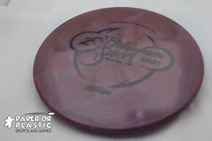 Discraft Ledgestone 2021 Z SWIRL BUZZZ OS Disc Golf 177 Mid-Range Dark Red Black - Picture 1 of 1