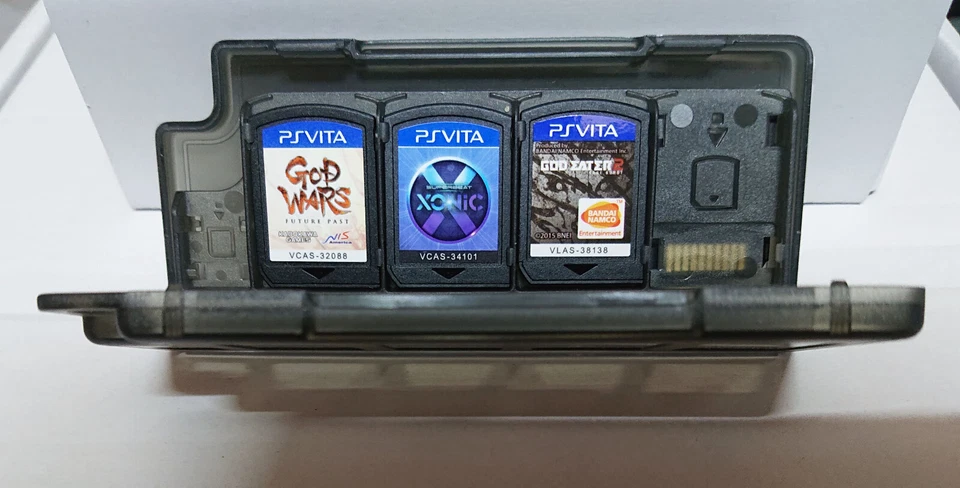 PS Vita 5 Games Lot - GOD EATER 2, GOD WARS, XONIC & More in MINT Condition! - Image 1 of 2