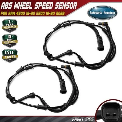 2x Sensor de velocidad de rueda ABS delantero izquierdo y derecho para Ram 4500 2019 2020 5500 Foto 1 de 4