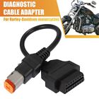 Adaptateur câble de diagnostic 4 broches à 16 broches OBD2 pour moto Harley Davidson