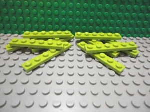 Lego 10 Lime Green 1x6 base plate NEW - Picture 1 of 1