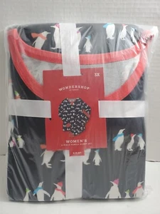 Wondershop Women's 2-Piece Family Sleep Set - Penguins - Size 3X - BRAND NEW! - Picture 1 of 2